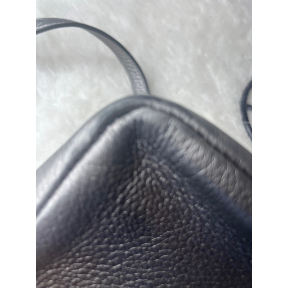 Diane Von Furstenberg Milo Mini Metallic Gray Crossbody Purse - Picture 11 of 13